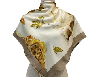 ヴィンテージ サルヴァトーレ フェラガモ シルク ストール