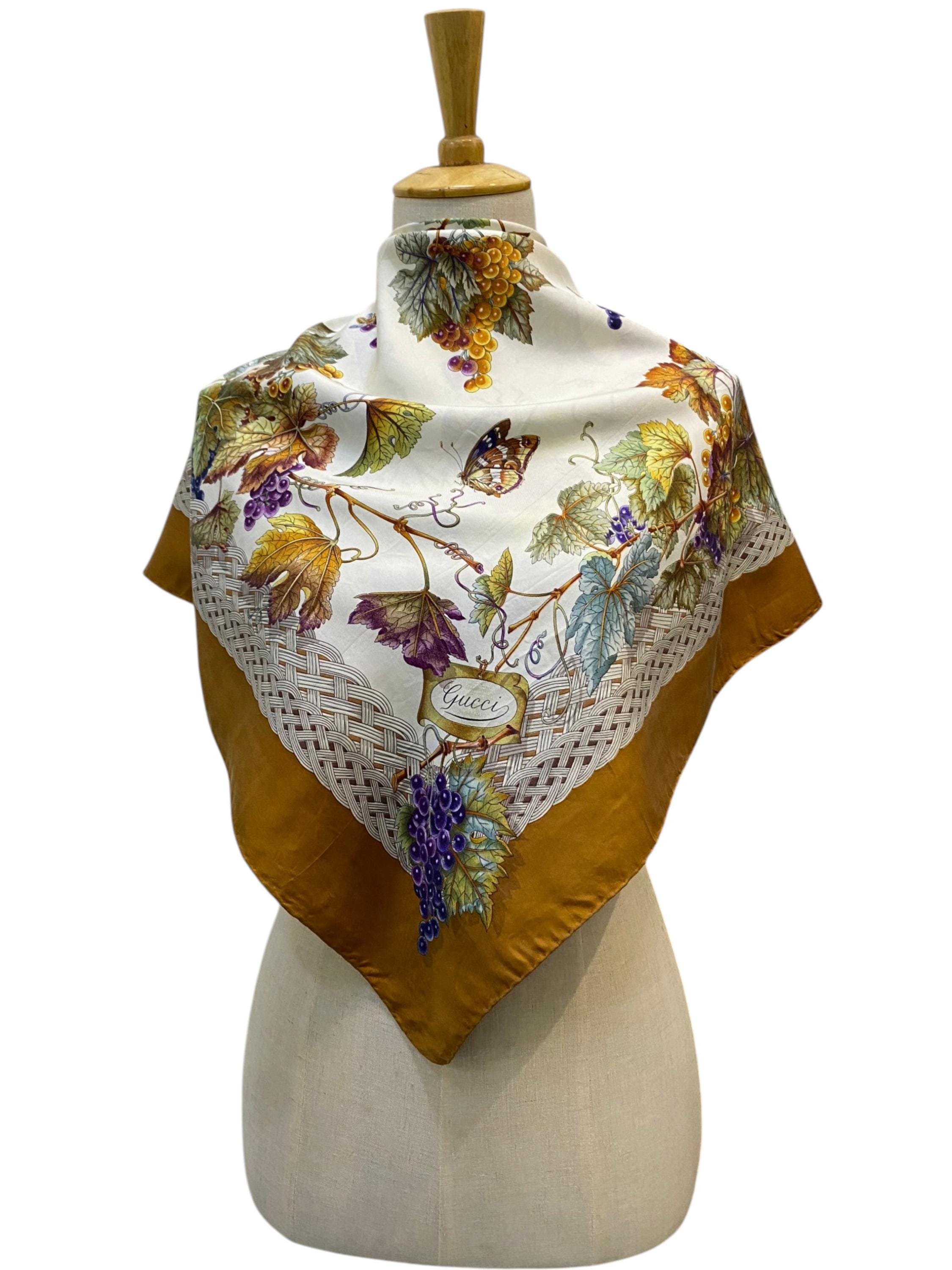 90cm 90cm Gucci Scarf - Etsy