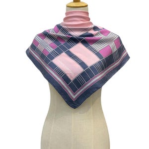 Vintage Silk Scarf, Twill Silk Scarf, Vintage Silk Muffler, Vintage Neck Scarf, Vintage Neck Accessories, Vintage Italian Silk Scarf