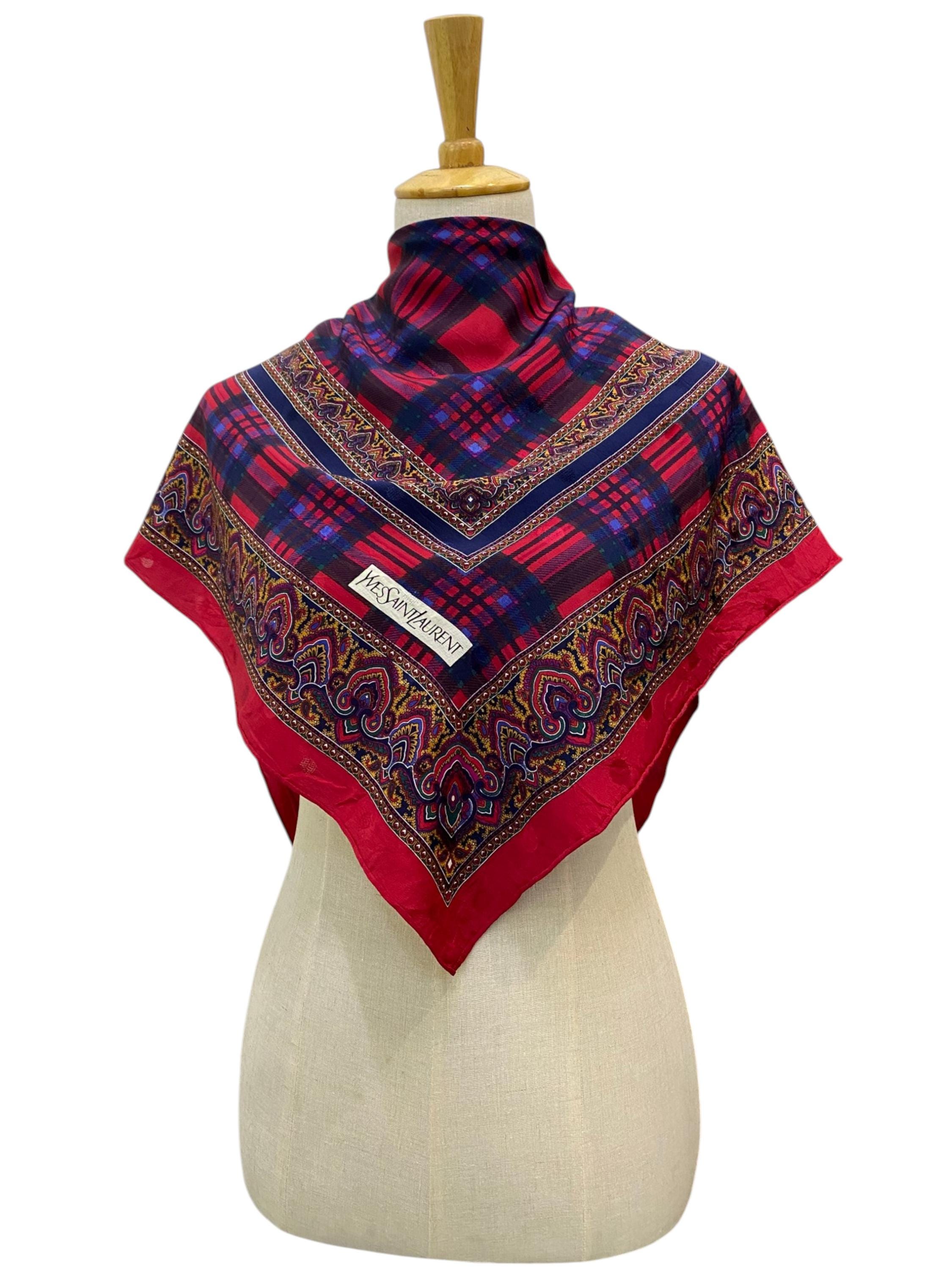 Saint Laurent Scarf - Etsy