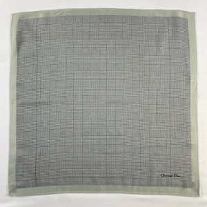 Vintage Dior Handkerchief, Dior Bandana, Vintage Dior Pocket Square, Christian Dior Handkerchief, Vintage Dior Neck Scarf