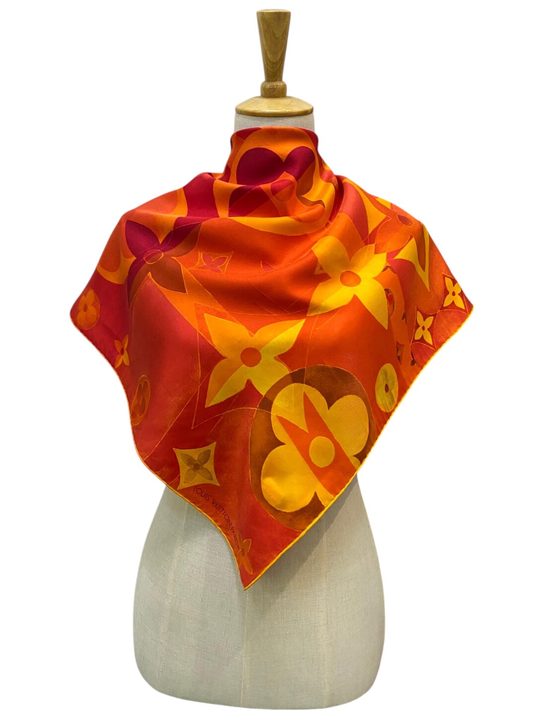 Vintage Louis Vuitton Scarf Louis Vuitton Silk Scarf Vintage Louis