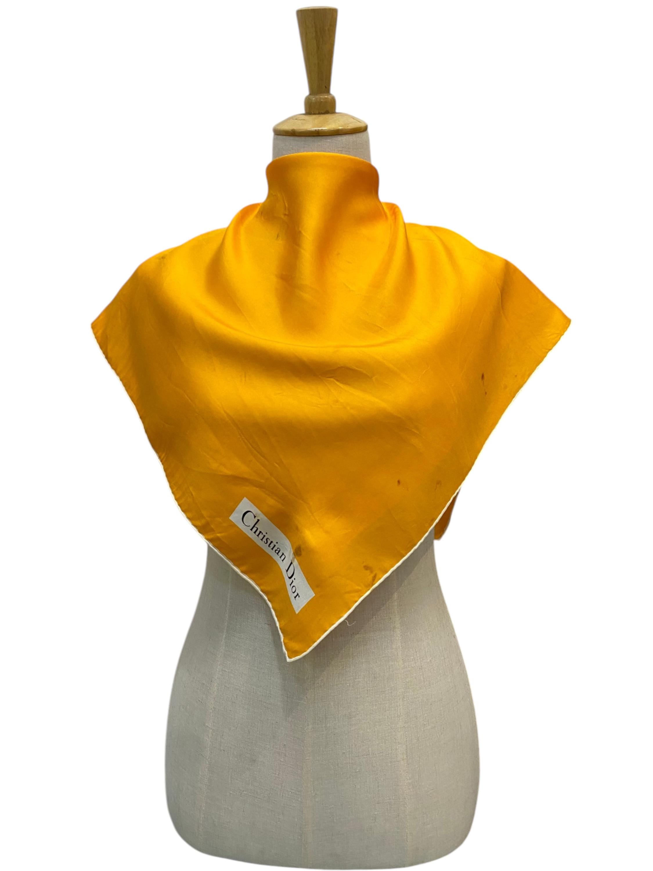 Vintage Christian Dior Silk Scarf Christian Dior Shawl Dior Silk
