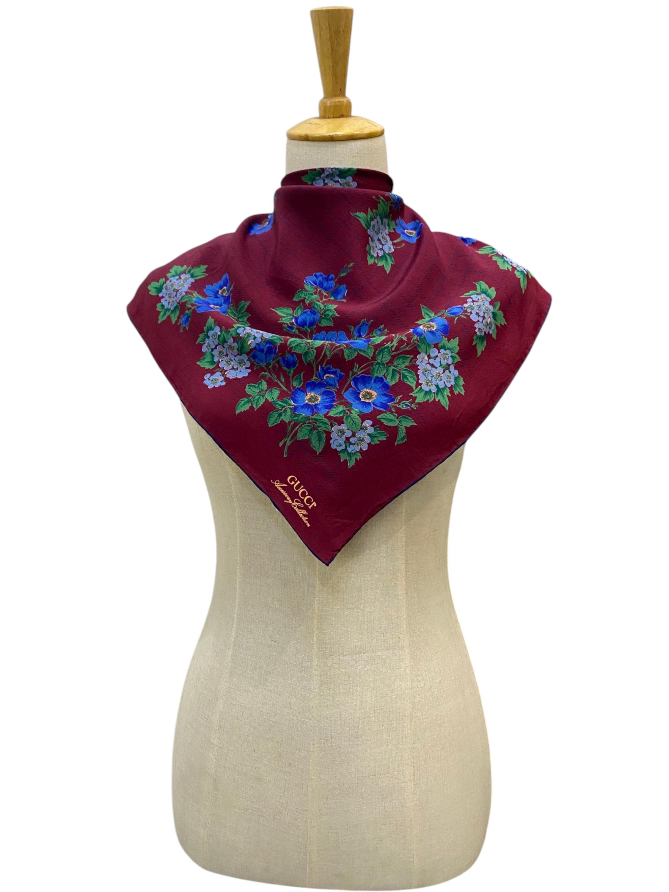 90cm 90cm Gucci Scarf - Etsy