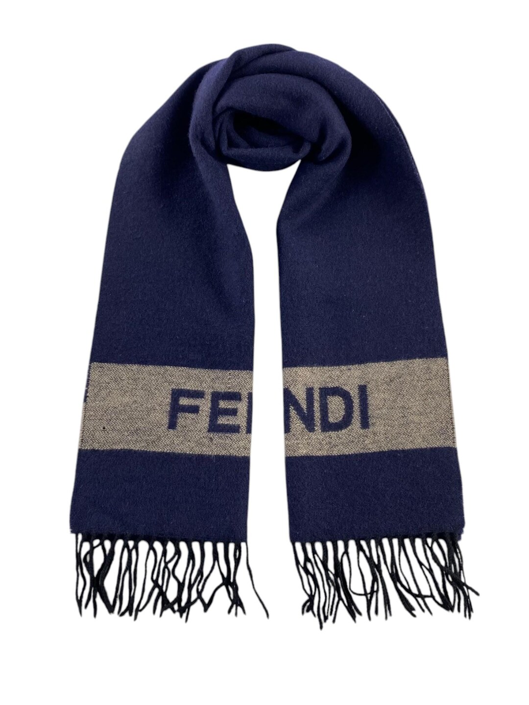 Vintage Fendi Scarf Roma Italia Fendi Wool Scarf Vintage Fendi