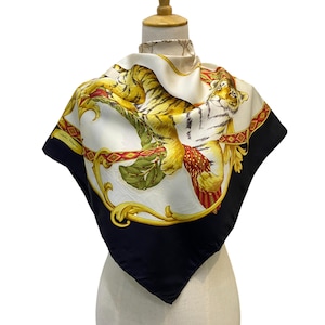 Vintage Salvatore Ferragomo Silk Stole,salvatore Ferragomo Silk