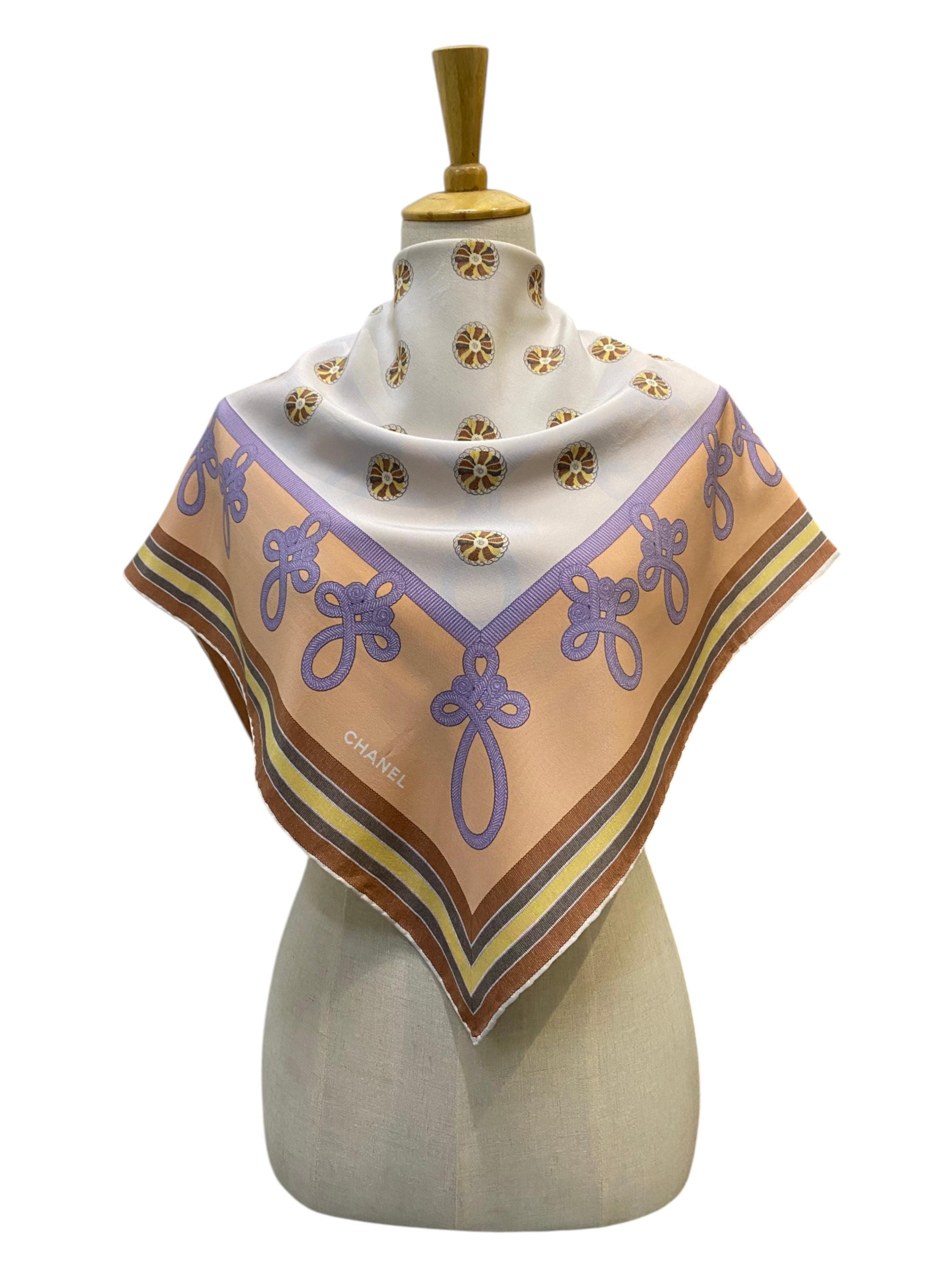 Vintage Chanel Scarfs - Etsy