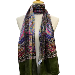 YvesSaintLaurent　未使用　シルク　ビンテージ　ストール　 Vintage Ysl Scarf - Etsy
