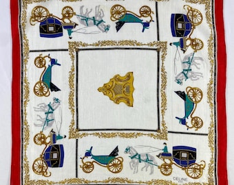 Vintage Celine Handkerchief, Celine Bandana, Vintage Celine  display picture 2