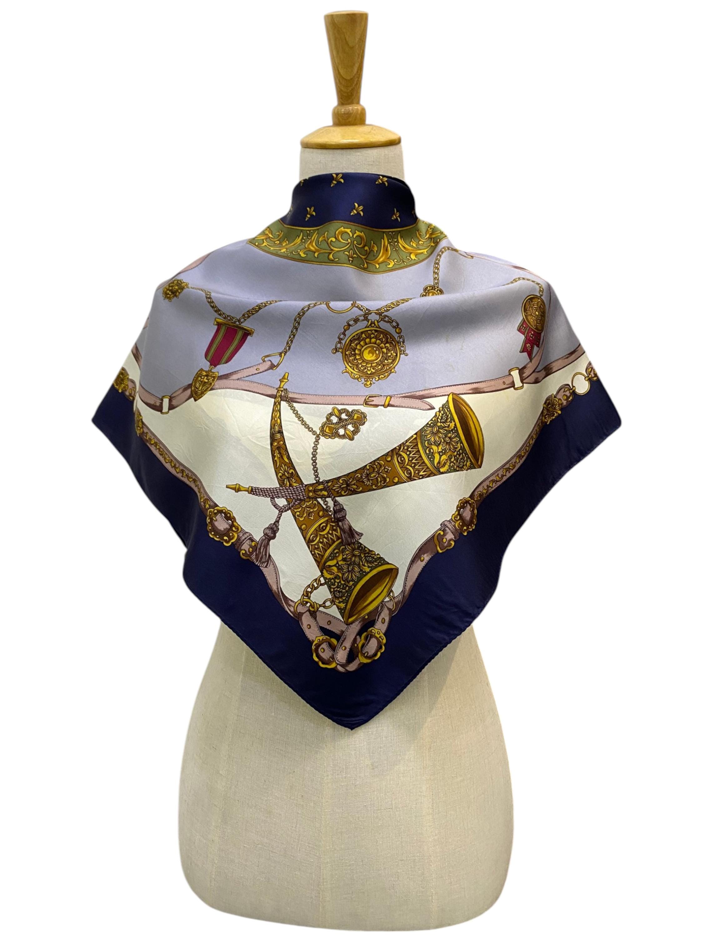 小物 CTHY HIGH-END VINTAGE SILK SCARF Vintage Silk Scarf, Twill Silk Scarf, Vintage Silk Muffler