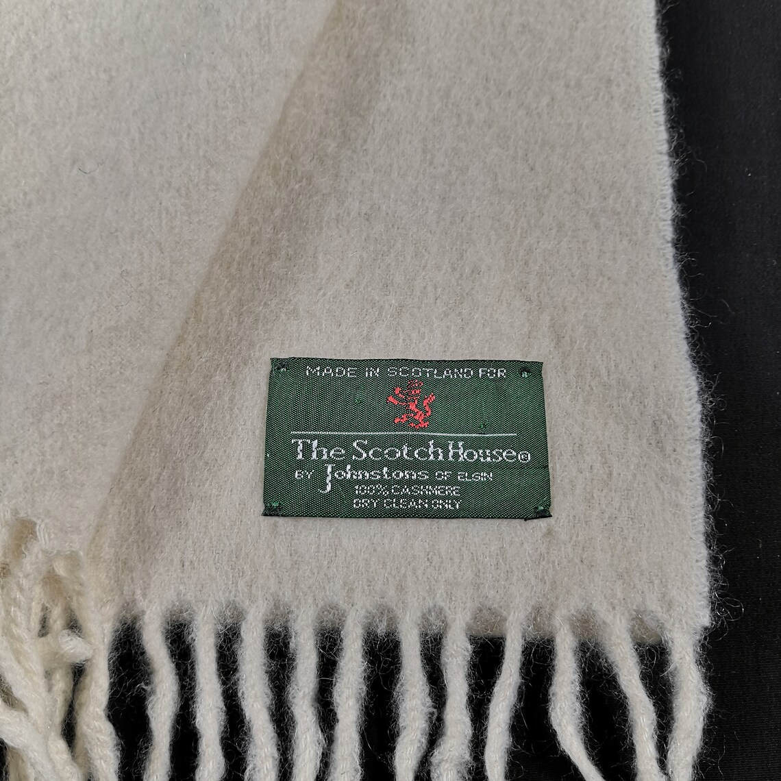 Vintage Johnstons of elgin Scarf Luxury Accessories Etsy