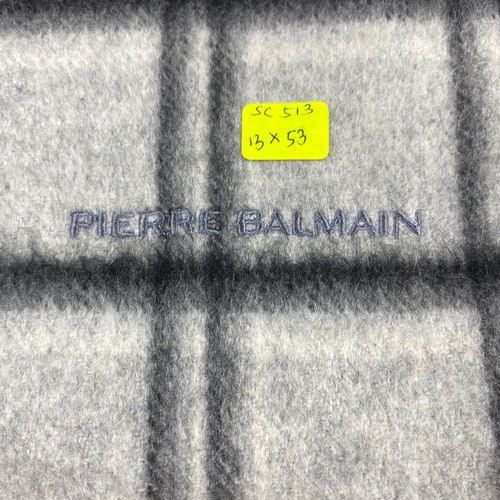 Vintage Pierre Balmain Scarf, Pierre Balmain Luxury Accessories, Pierre Balmain Wool Scarf, orders Cashmere Scarf, Winter Wrap