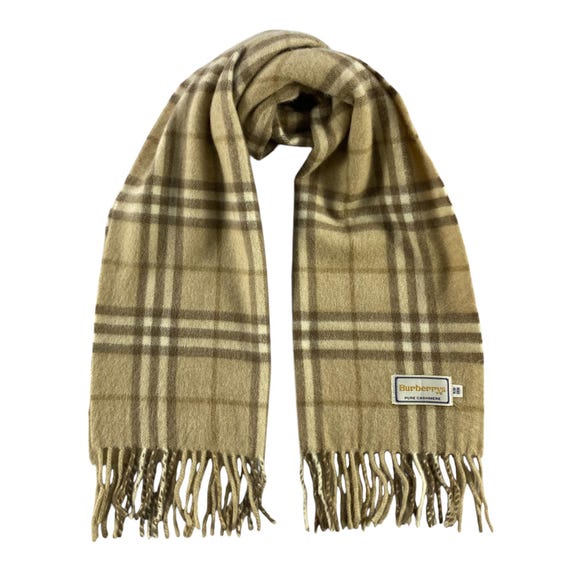 Vintage Burberry Scarf Burberry Cashmere Scarf Vintage Burberry