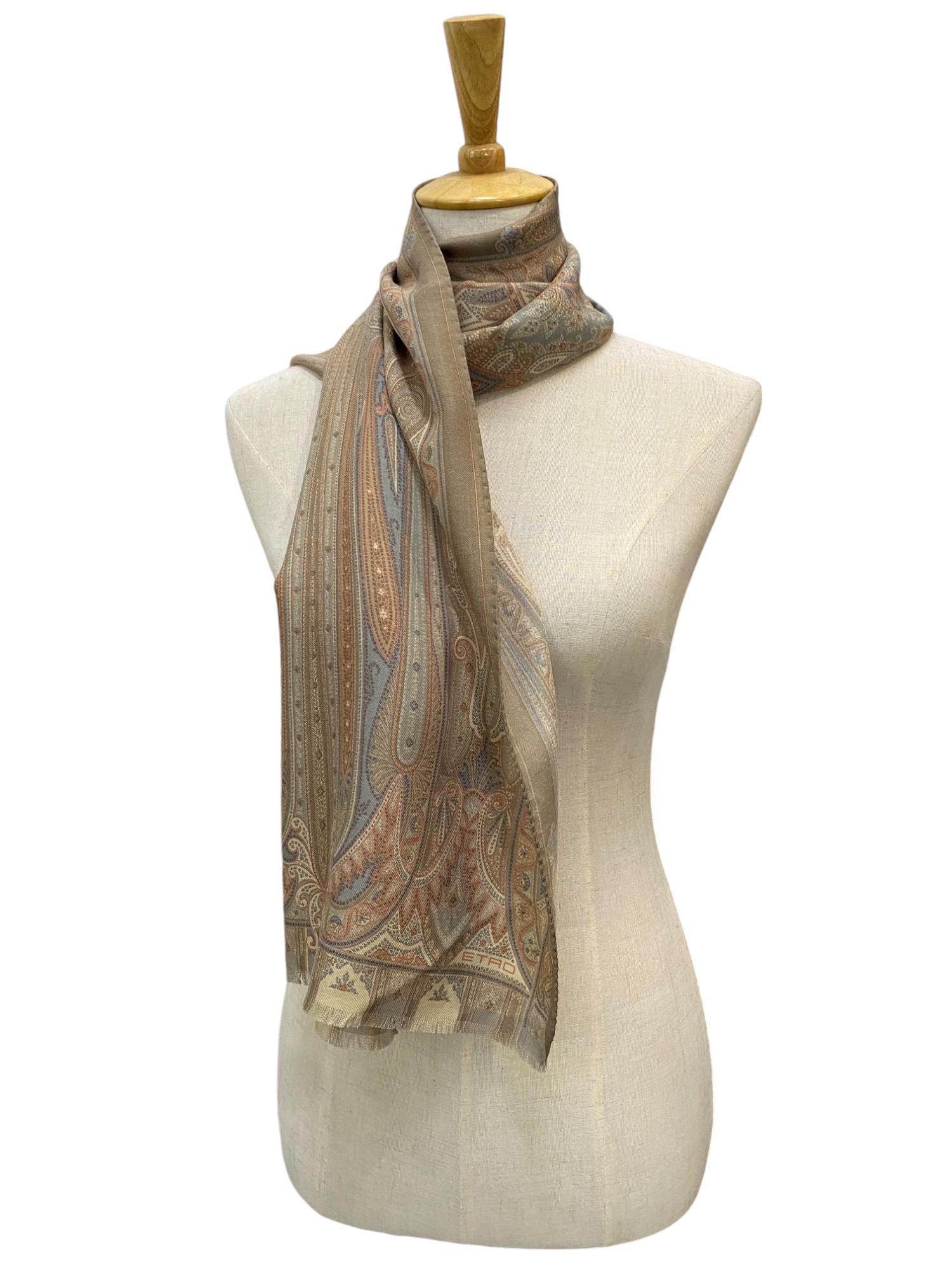 マフラー・ストール ETRO SS24 PRINTED PLEATED STOLE (WAXA0011 AS257X0800) Etro Scarf - Etsy