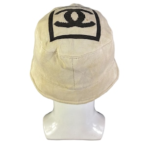 Vintage Chanel Paris Hats, Summer Hats Cap, Rounds Hats Cap, Visor Hat, Street Wear Hat, Casual Hat Cap, Vintage Bucket Hat
