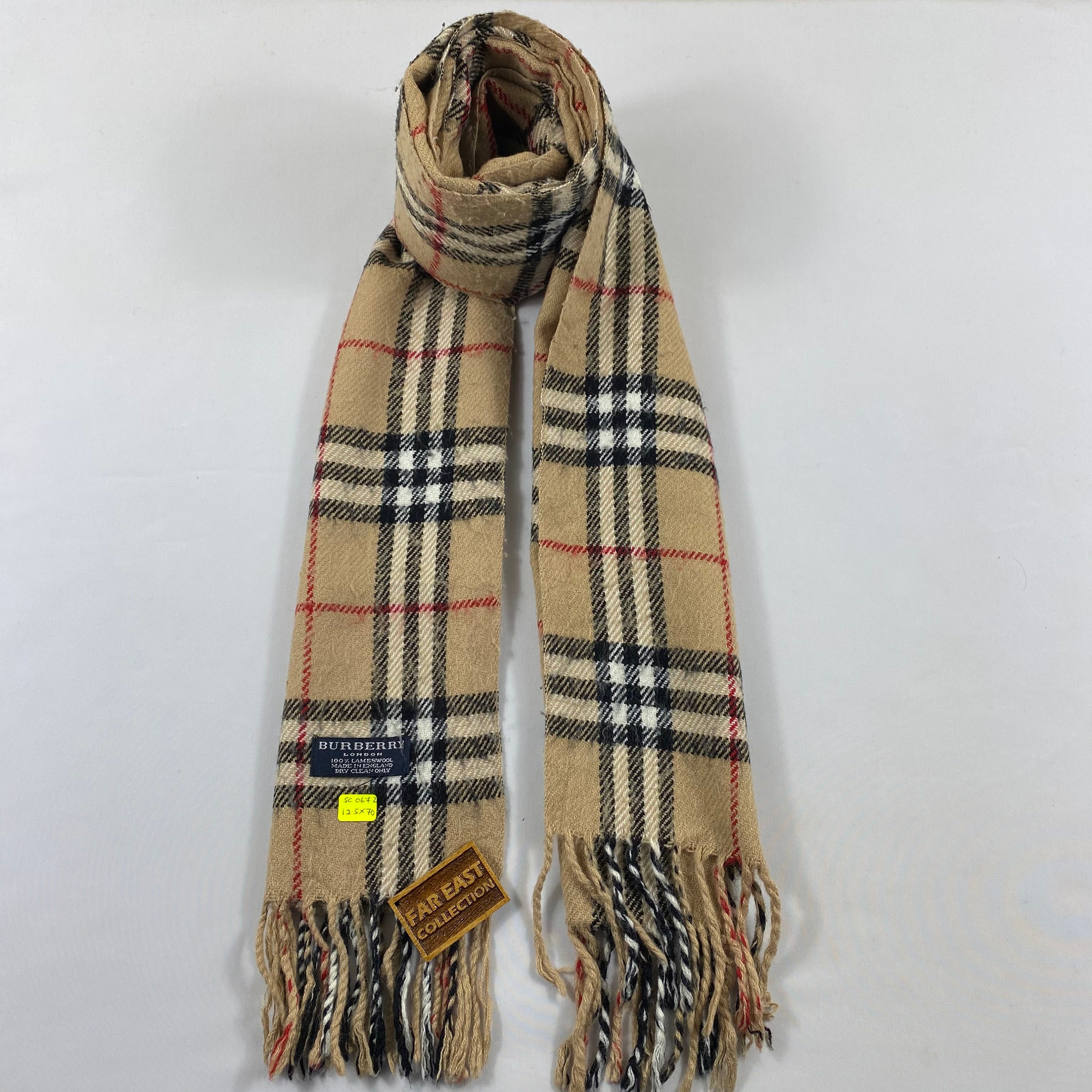 Vintage Burberry Scarf Muffller Wrap Accessories Authentic - Etsy UK