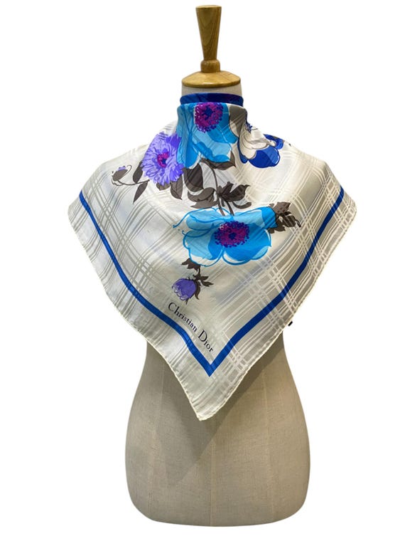 Vintage Christian Dior Cotton Trotter Scarf