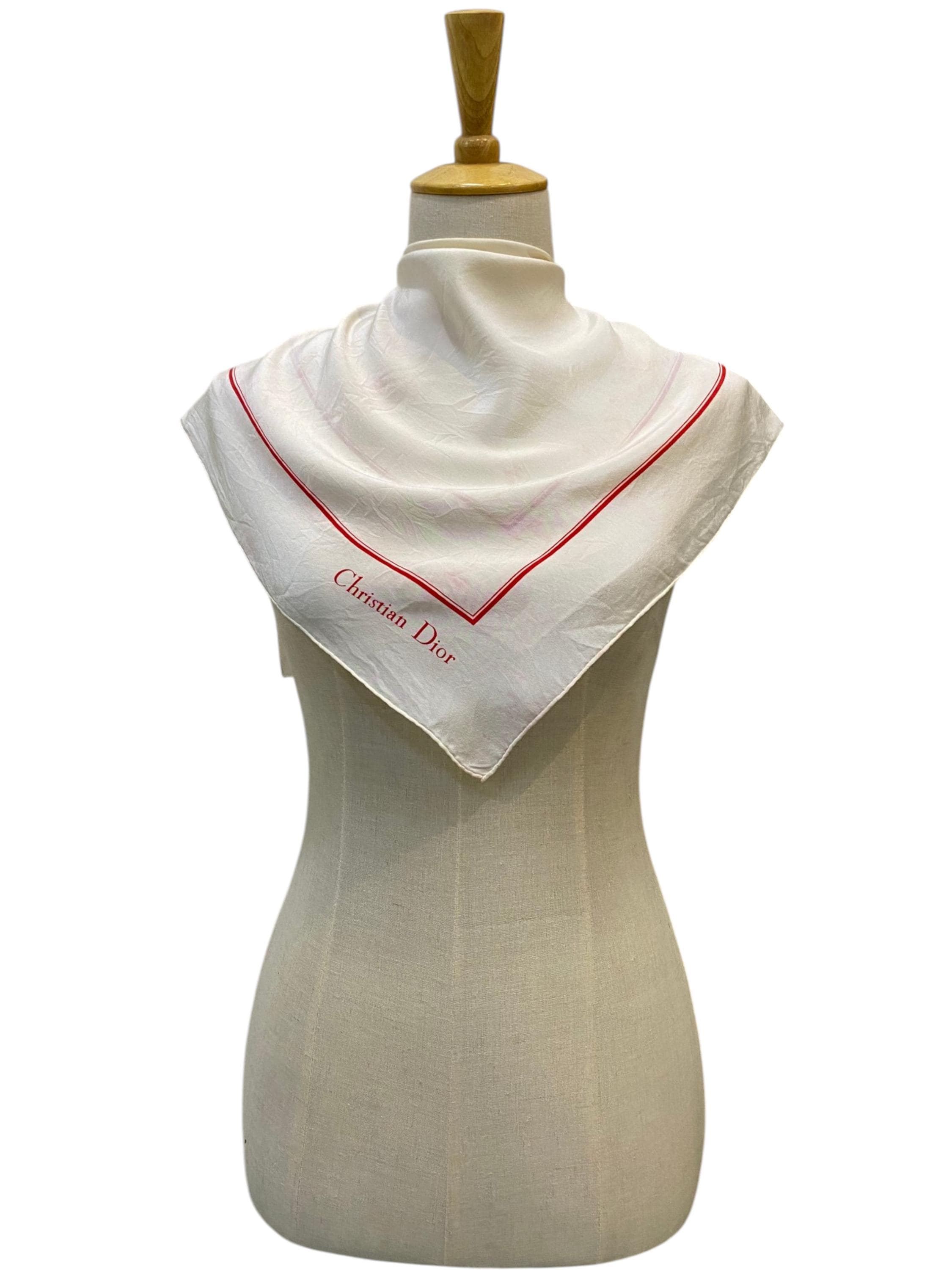 Vintage Silk Scarf Dior - Etsy