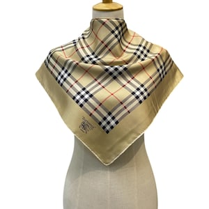 Burberry silk scarf - Etsy 日本