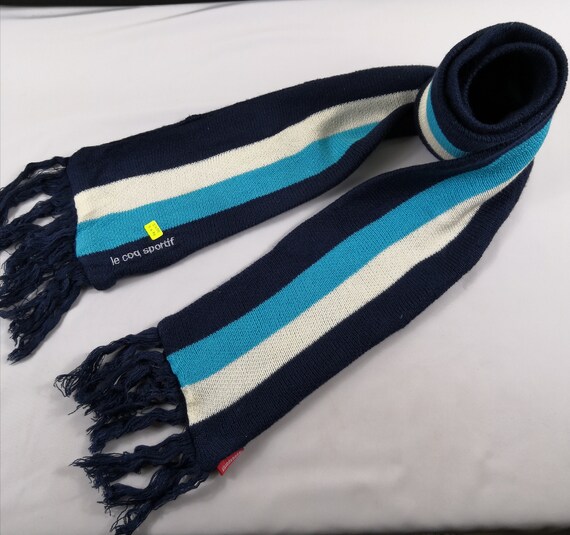 Vintage Le Coq Sportif Scarf, Le Coq Sportif Luxur