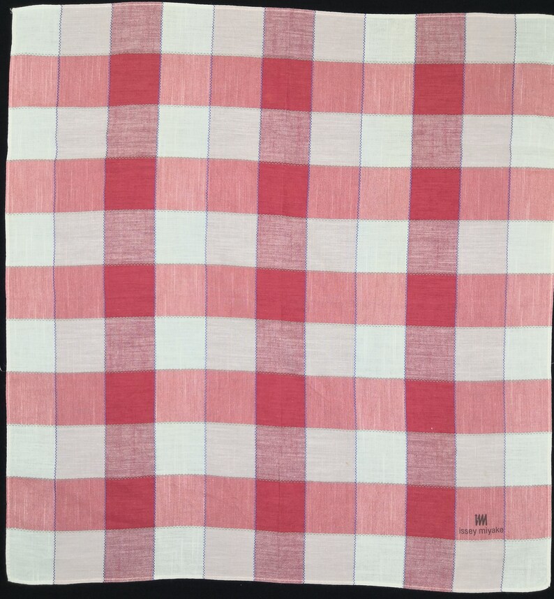 Issey Miyake Handkerchief Pocket Square Accessories Scarf Silk Scarf Floral Face Mask Luxury