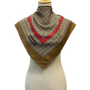 Vintage Givenchy zijden sjaal Givenchy nek sjaal Givenchy zijden sjaal Givenchy groot logo Givenchy nekwarmer Givenchy zijden sjaal