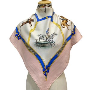 Vintage Hermes Le General L&#39;Hotte Silk Scarf Hermes Silk Scarf Vintage Hermes Foulards Hermes Square Scarf Vintage Hermes Shawl Hermes 34
