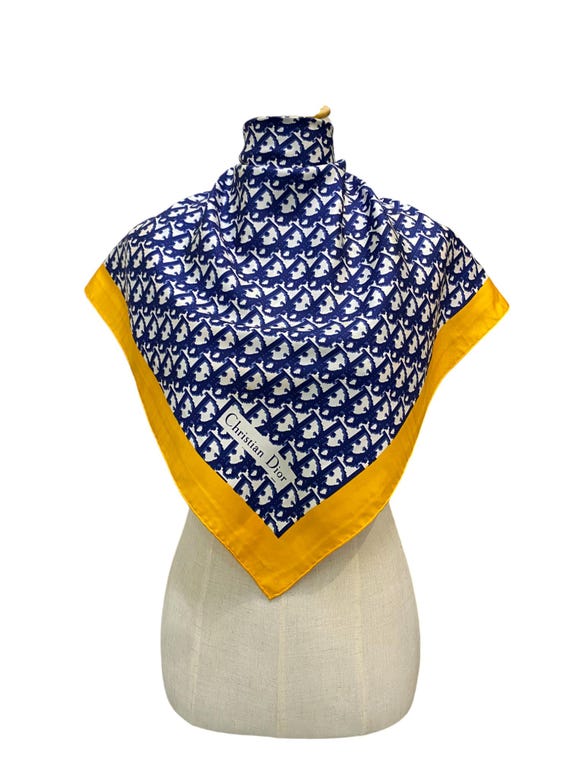 Vintage Christian Dior Trotter Silk Scarf Christian Dior Vintage Christian Dior Trotter Silk Scarf Christian Dior