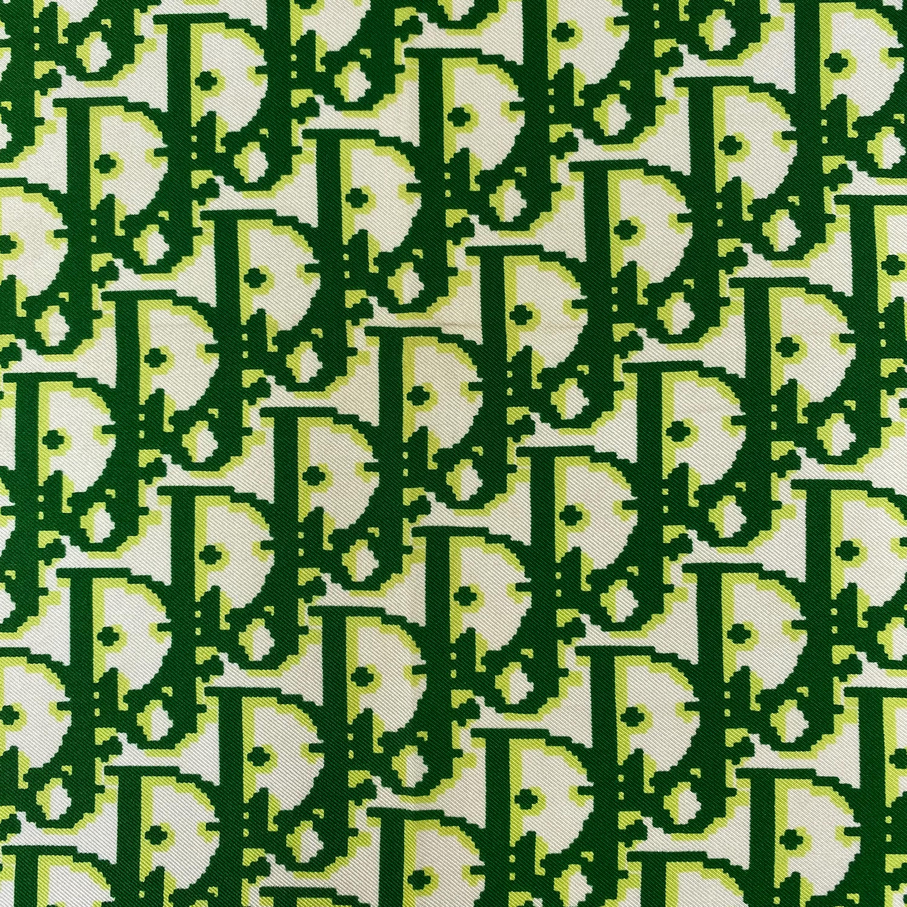 Vintage Christian Dior Trotter Silk Scarf Christian Dior Oblique