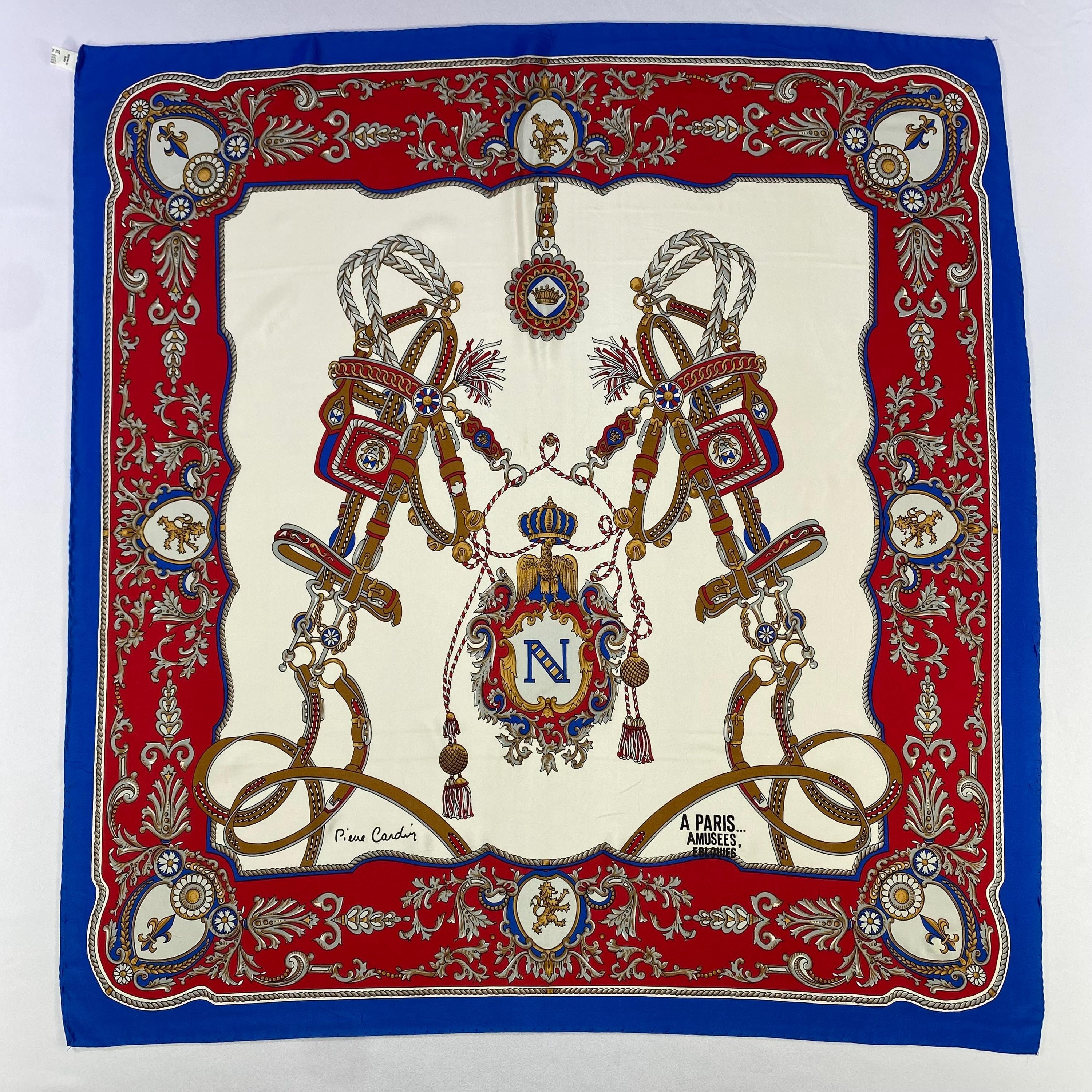 Vintage Pierre Cardin Luxury Scarf, Vintage Pierre Cardin