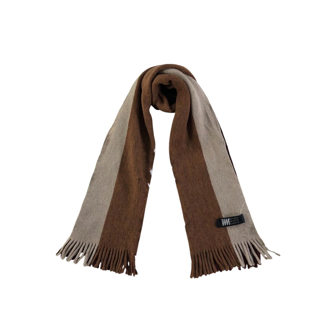 Vintage Issey Miyake Scarf Muffler Vintage Issey Miyake Wool