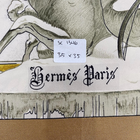 Vintage Hermes L Hiver Silk Scarf Hermes Silk Scarf Vintage Hermes