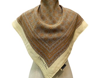 小物 AUTHENTIC VINTAGE CHRISTIAN DIOR SCARF Vintage Christian Dior Silk Scarf, Vintage Dior Scarf, Dior