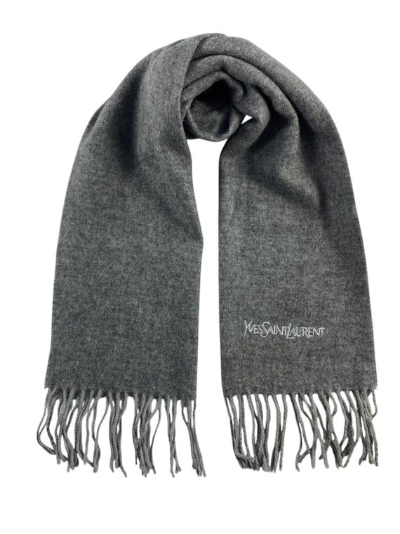 Vintage Yves Saint Laurent Scarf Yves Saint Laurent Muffler Yves