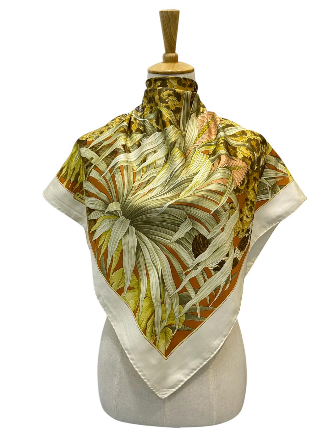 ヴィンテージ サルヴァトーレ フェラガモ シルク ストール