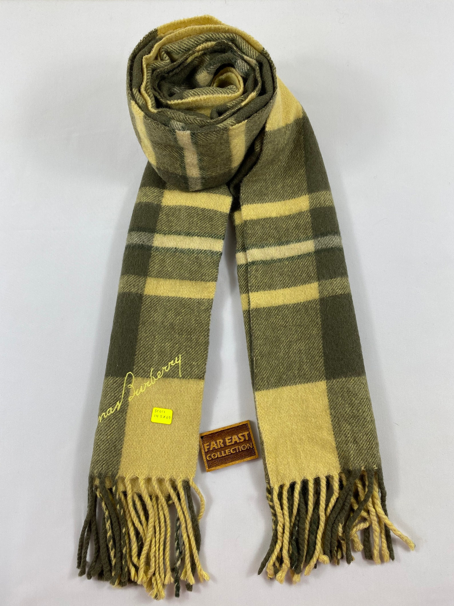 Thomas Burberry Scarf Muffller Wrap Accessories Authentic Etsy