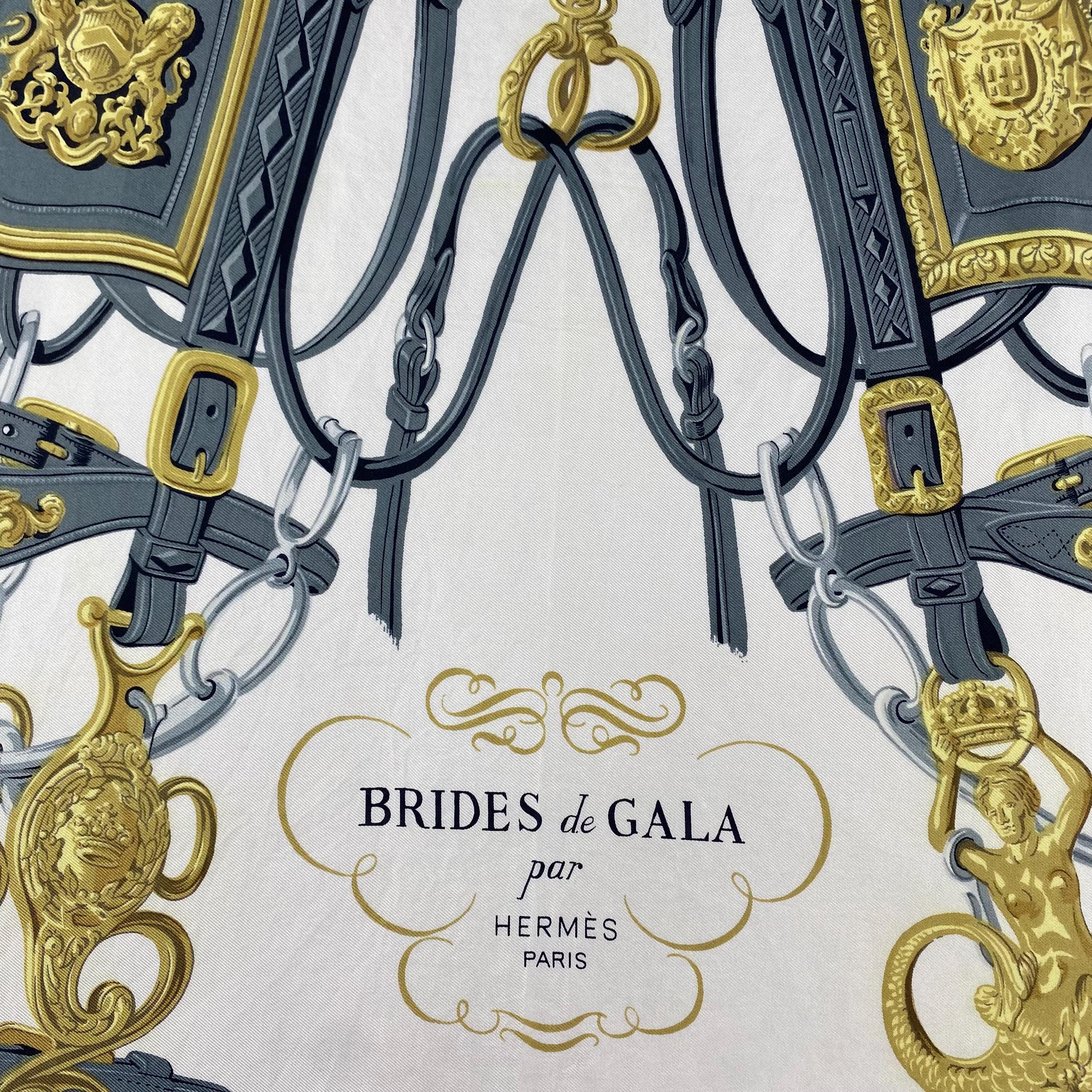 HERMÈS BRIDES de GALA スカーフ　ビンテージ Vintage Hermes Brides De Gala Silk Scarf Hermes Silk Scarf Vintage