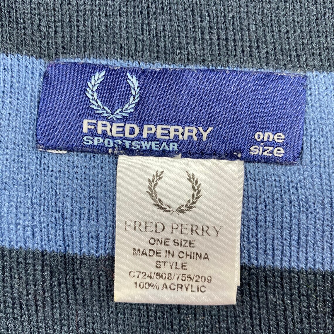 Vintage Fred Perry Scarf Luxury Accessories Wool Scarf - Etsy UK