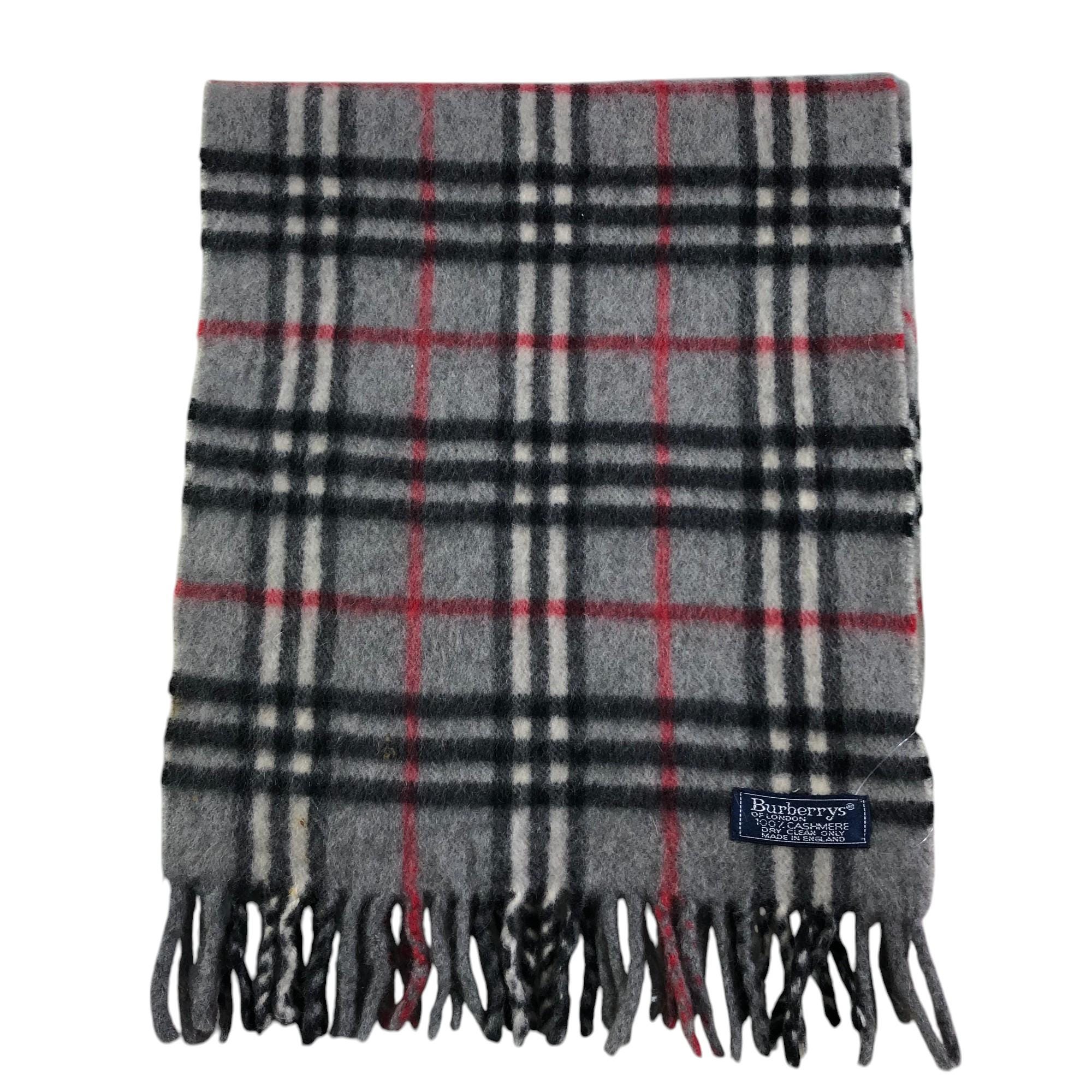 Vintage Burberry Scarf Burberry Cashmere Scarf Vintage Burberry
