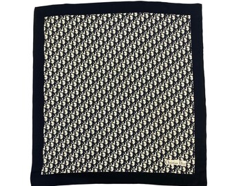 Vintage Christian Dior Trotter Silk Scarf Christian Dior Oblique