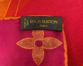Vintage Louis Vuitton Scarf Louis Vuitton Silk Scarf Vintage Louis