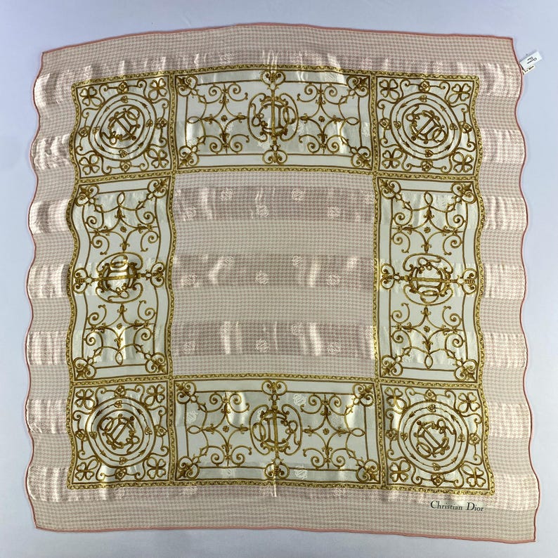 Vintage Christian Dior Silk Scarf Christian Dior Shawl Dior Silk ...