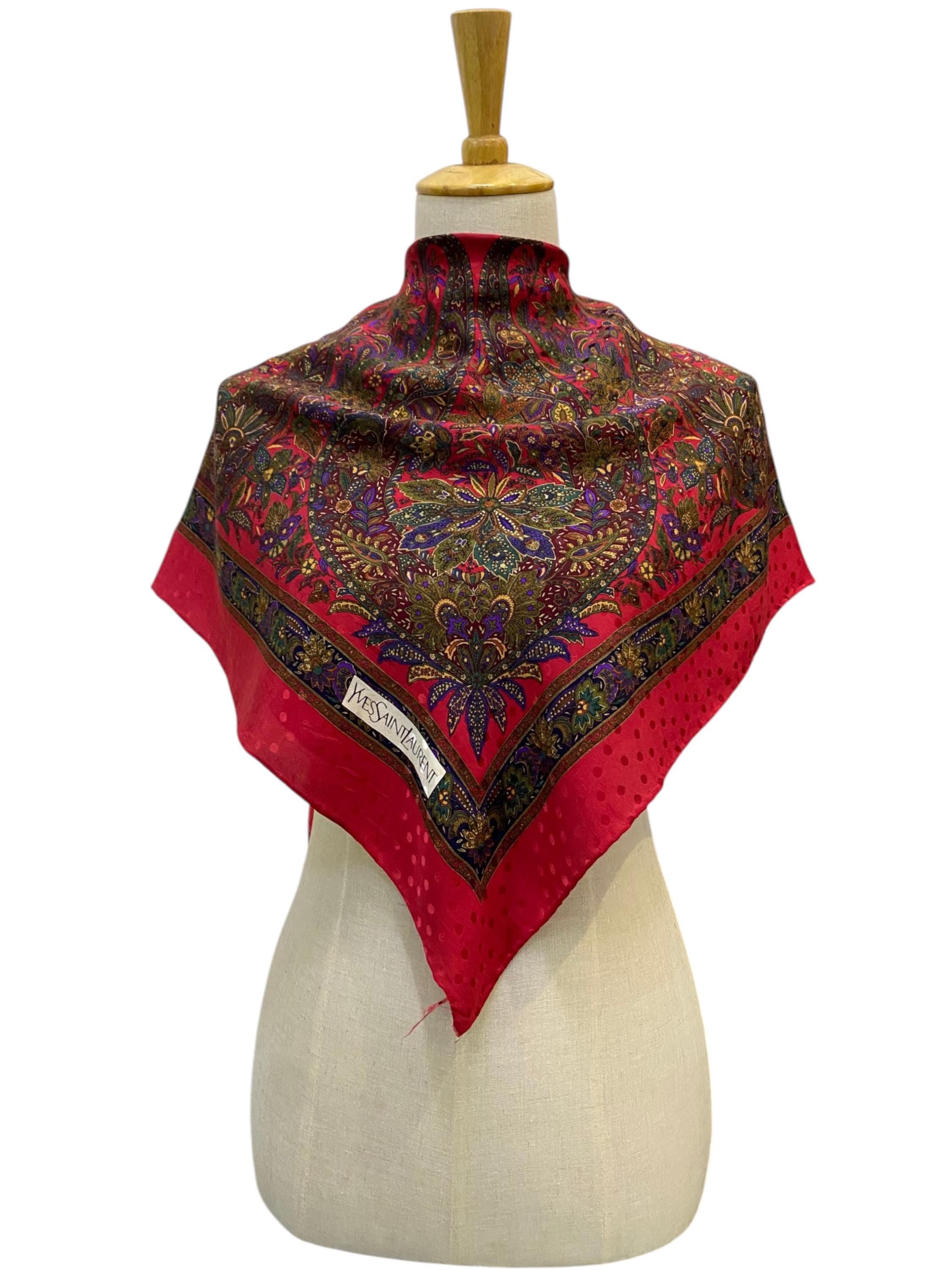 Yves saint laurent scarf - Etsy 日本