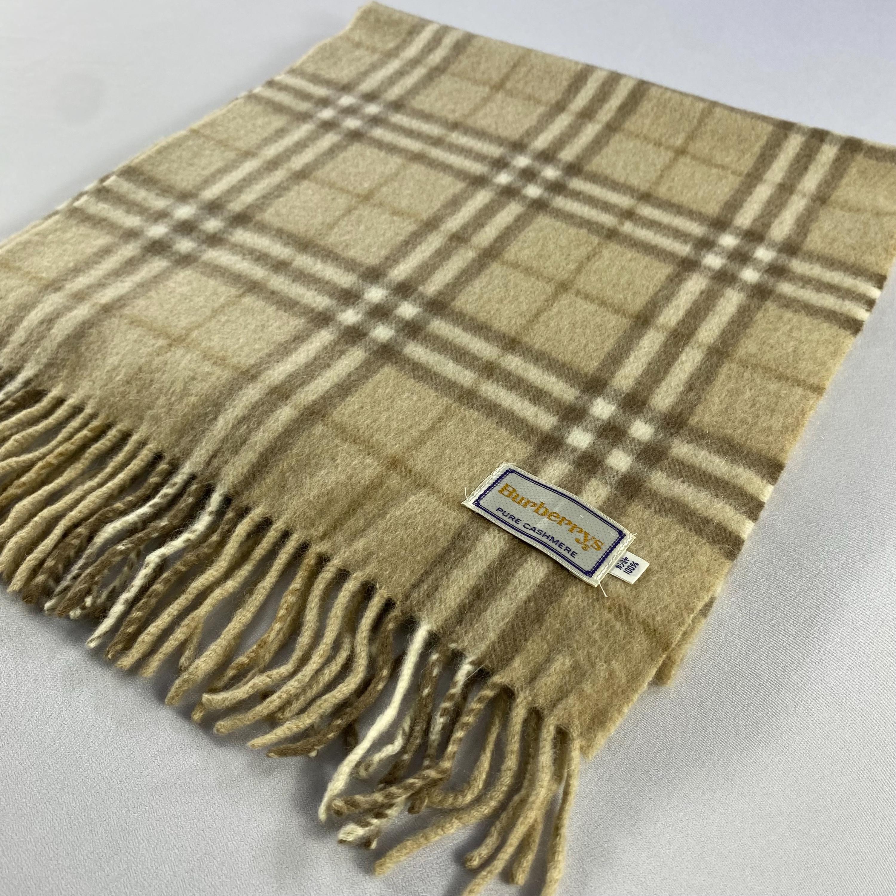 Vintage Burberry Scarf Burberry Cashmere Scarf Vintage Burberry