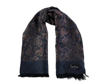 Vintage Givenchy Silk Wool Scarf Muffler Winter Neck Muffler