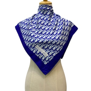 Vintage Christian Dior Trotter Silk Scarf Christian Dior Vintage Christian Dior Trotter Silk Scarf Christian Dior