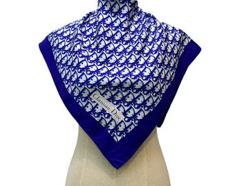 小物 vintage Christian Dior silk100% scarf Vintage Christian Dior Trotter Silk Scarf Christian Dior