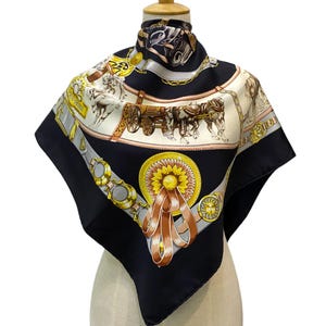 Vintage Hermes Chevaux De Trait Silk Scarf Hermes Silk Scarf Vintage Hermes Foulards Hermes Square Scarf Vintage Hermes Shawl Hermes 34