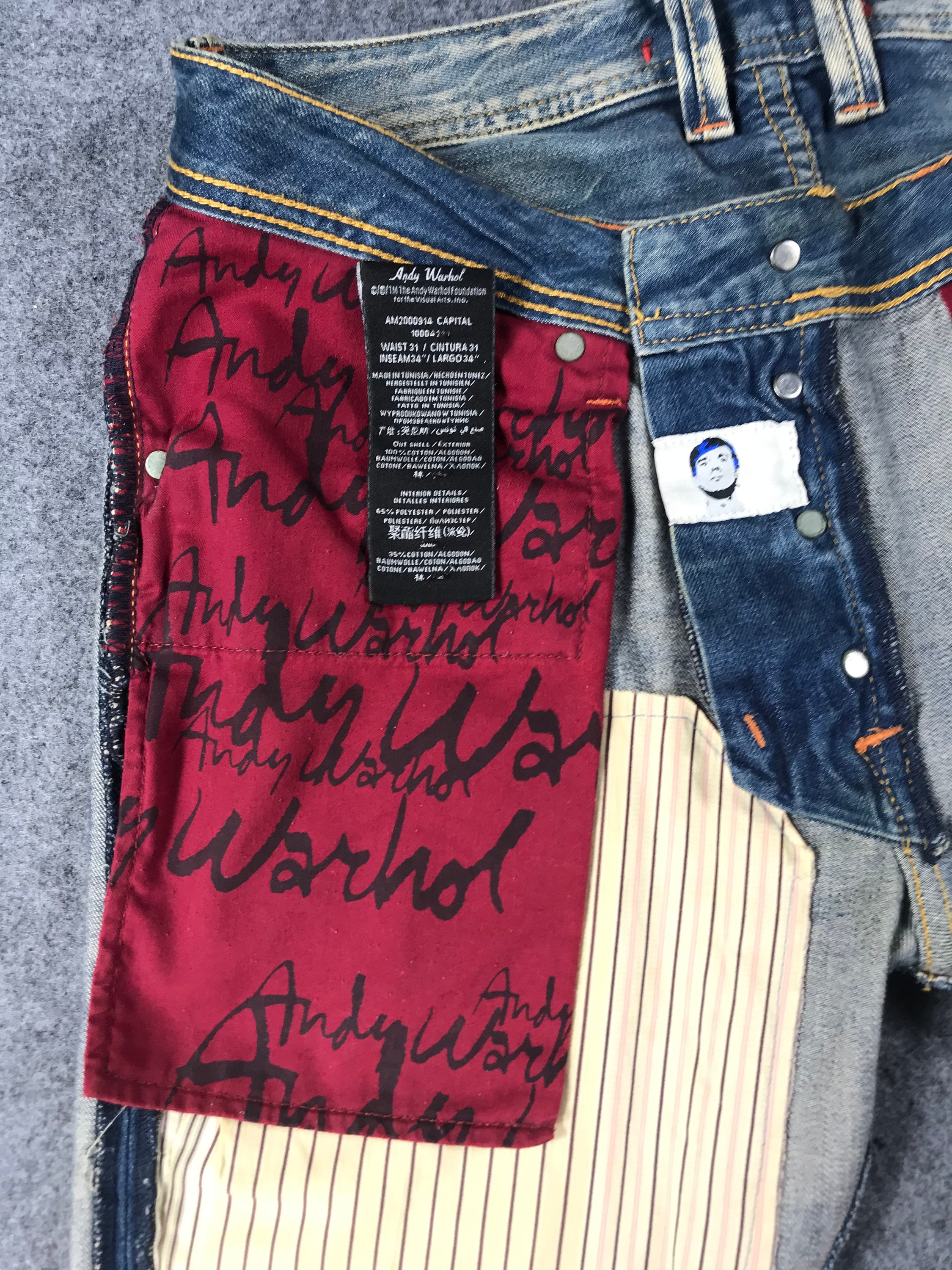 Andy Warhol X Pepe Jeans Rare Limited Edition - Etsy Sweden