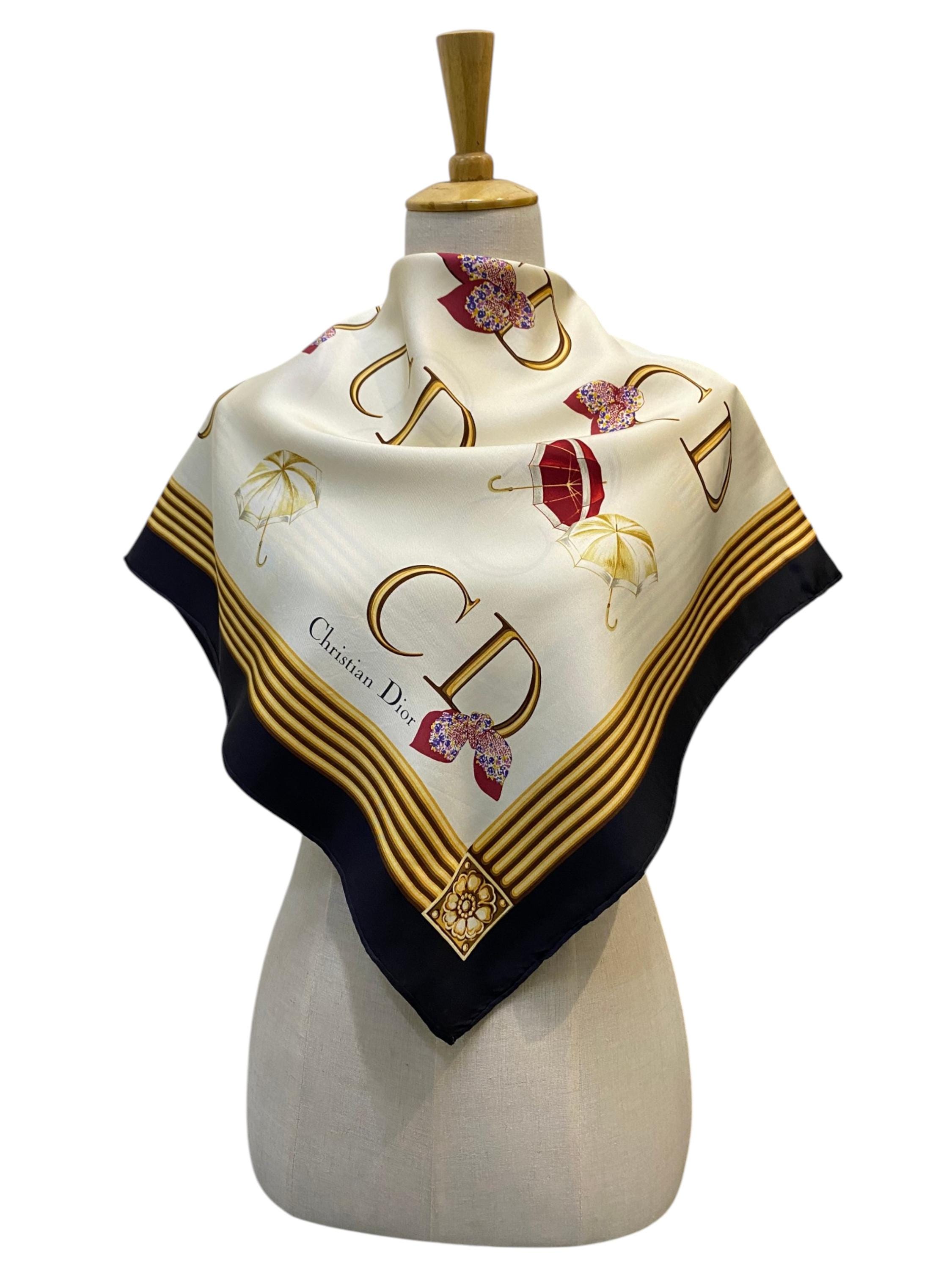 Dior Scarf Vintage - Etsy